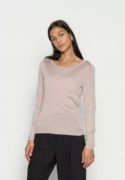 Presupuesto 👍 Anna Field SILK BLEND JUMPER - Jersey De Punto - Beige, Mujer 👍