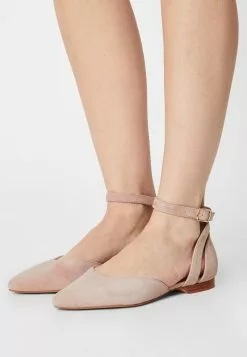 Para estrenar ⌛ Anna Field LEATHER - Bailarinas Con Hebilla - Beige, Mujer 😍
