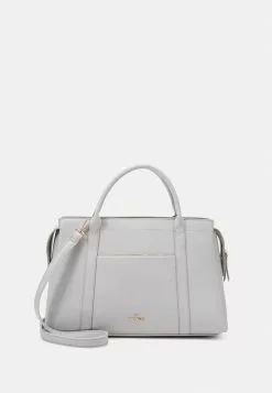 Venta express 👍 Anna Field Bolso De Mano - Light Grey, Mujer ⭐