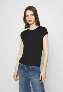Venta express ✔️ Anna Field Camiseta Básica - Black, Mujer ⌛