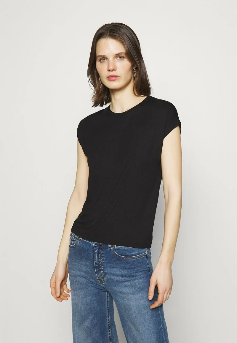 Venta express ✔️ Anna Field Camiseta Básica - Black, Mujer ⌛ 1 Venta express ✔️ Anna Field Camiseta Básica - Black, Mujer ⌛