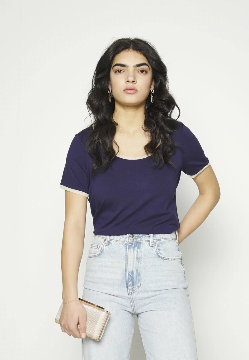Descuento 😍 Anna Field Camiseta Básica - Dark Blue, Mujer ✔️ 6 Descuento 😍 Anna Field Camiseta Básica - Dark Blue, Mujer ✔️ - Imagen 6