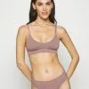 Venta express 🎉 Anna Field Rib Seamless Set - Top - Mauve, Mujer 🔥