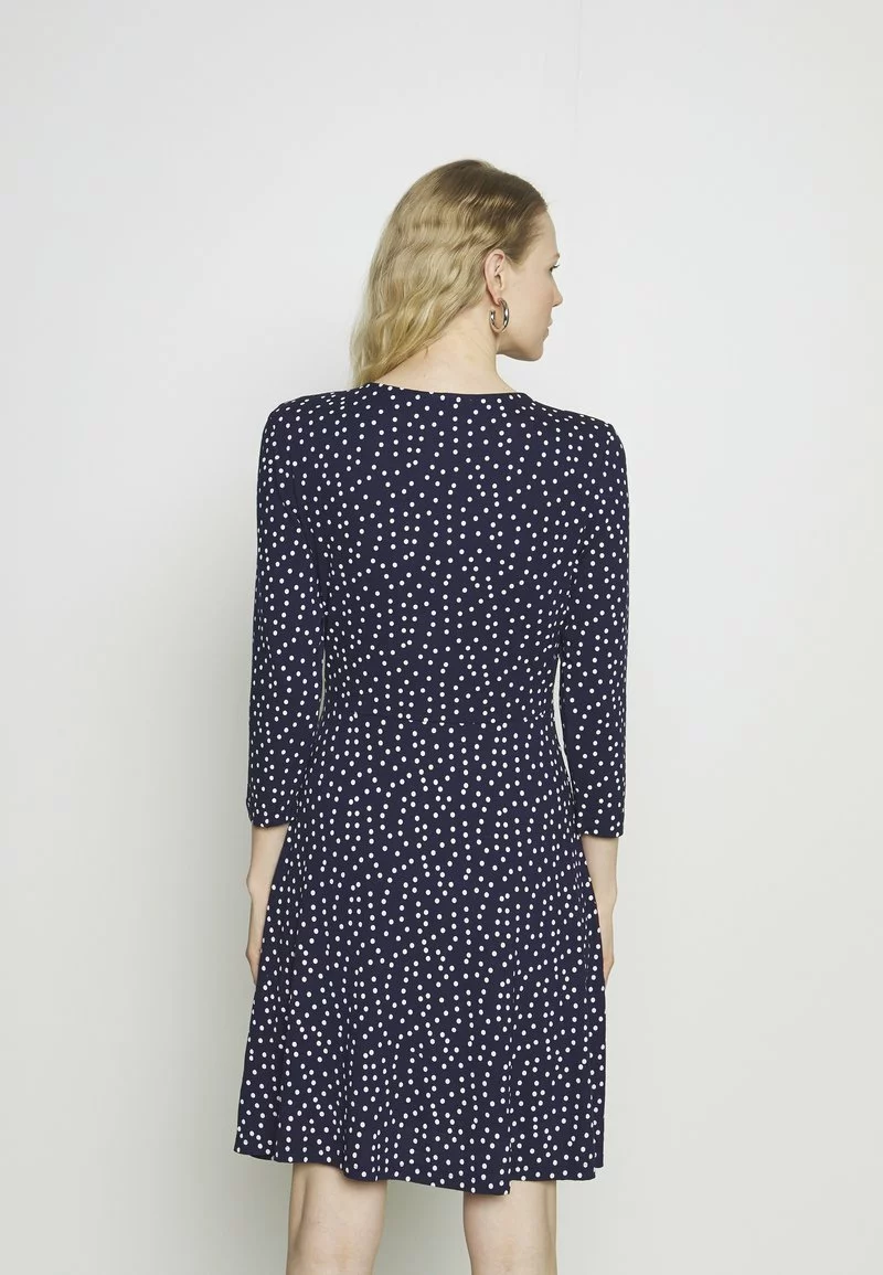 Descuento 😀 Anna Field Quarter Sleeves Wrap Mini 👗 Dress - Vestido Ligero - Dark Blue/white, Mujer 🔥 3 Descuento 😀 Anna Field Quarter Sleeves Wrap Mini 👗 Dress - Vestido Ligero - Dark Blue/white, Mujer 🔥 - Imagen 3