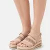 Comprar 🧨 Anna Field LEATHER - Alpargatas - Beige, Mujer 🔔