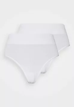 Lo mas barato 😍 Anna Field 2PP HIGH WAIST THONG - Tanga - White, Mujer ❤️ -Anna Field Tienda de ventas 9b38551edfef4b0b8ca1316573bd65ba
