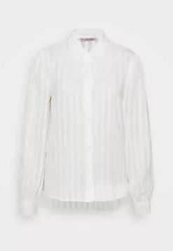 Gran venta 🛒 Anna Field Semi Sheer Blouse - Camisa - White, Mujer ❤️ -Anna Field Tienda de ventas 9f28d745fa7f4bf797be55f231d35bfa