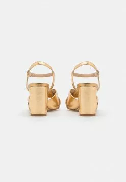 Mejor precio 👍 Anna Field LEATHER - 🩴 Sandalias - Gold, Mujer ✔️ -Anna Field Tienda de ventas 9f48c0851c244de9b889ee7bd96c1af9