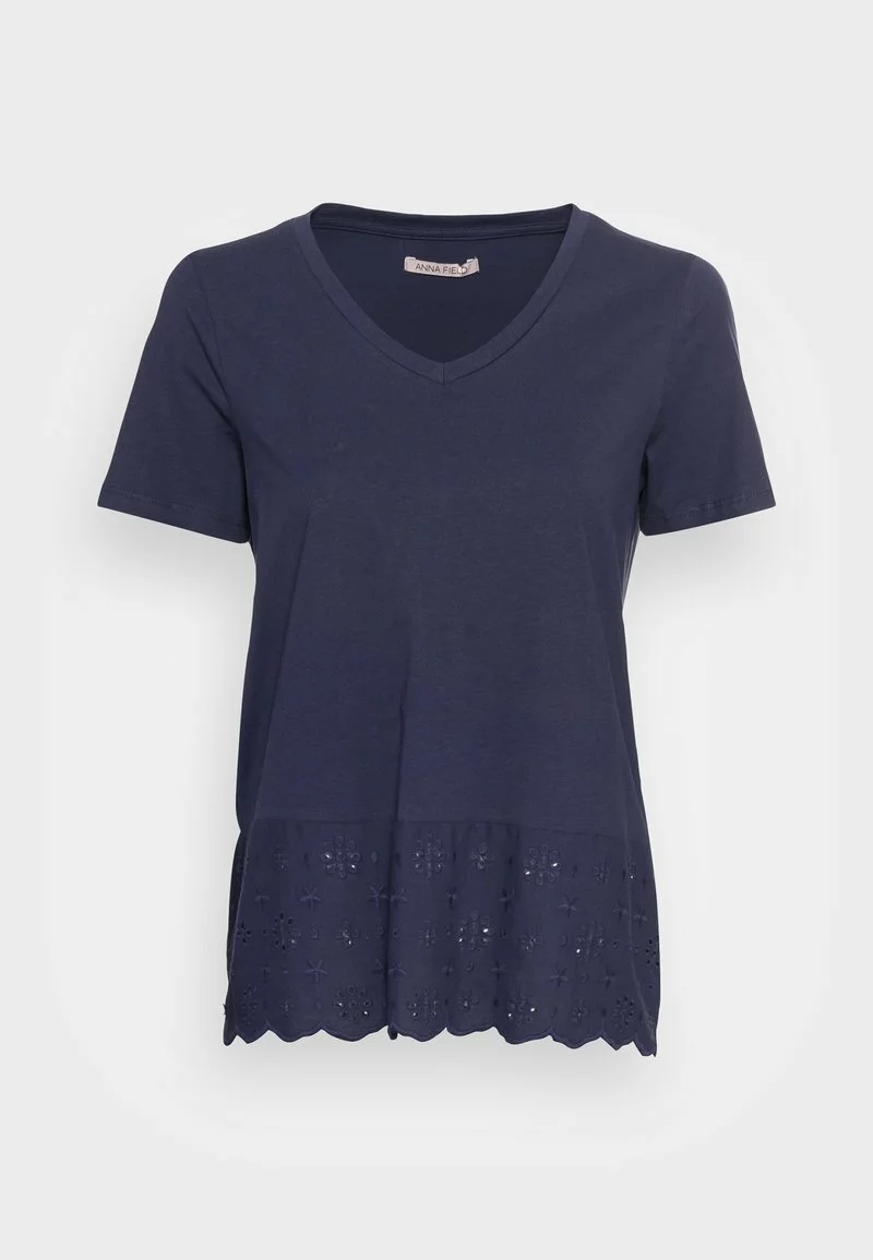 Venta al por mayor 😀 Anna Field Camiseta Básica - Dark Blue, Mujer 🔥 4 Venta al por mayor 😀 Anna Field Camiseta Básica - Dark Blue, Mujer 🔥 - Imagen 4