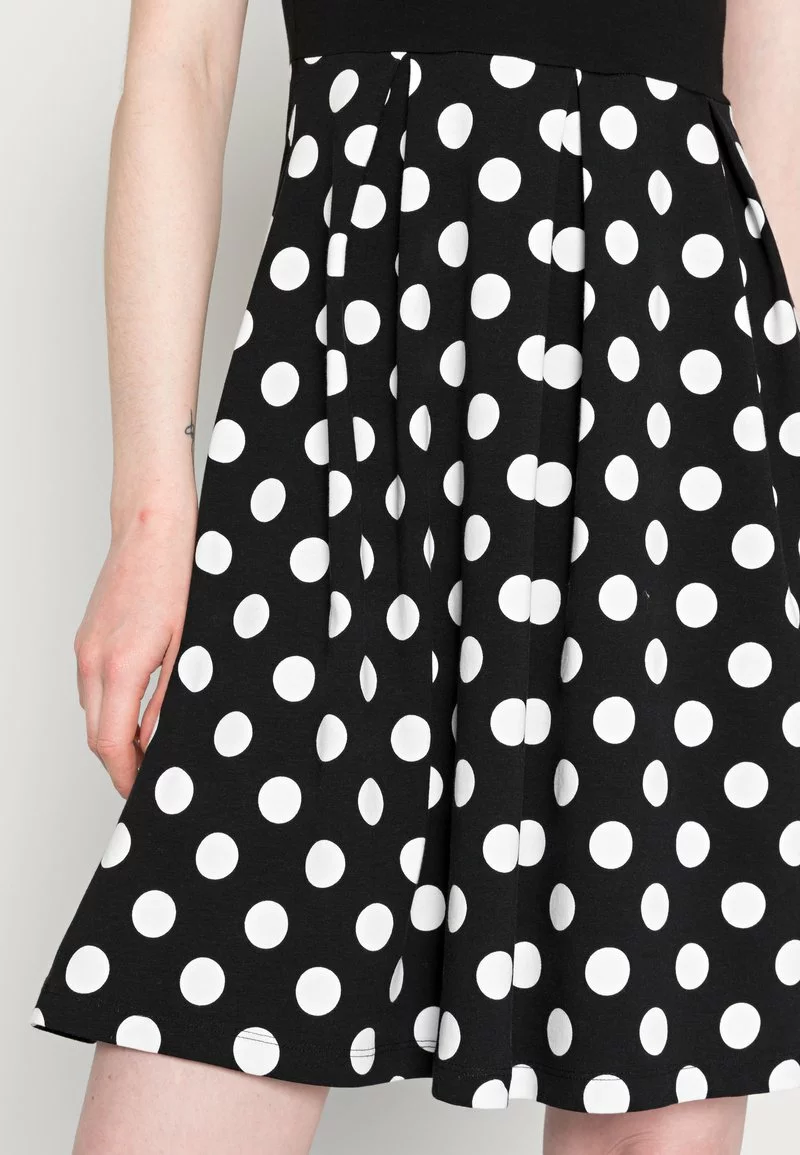Nuevo ⌛ Anna Field Vestido Ligero - Black/white, Mujer 😀 5 Nuevo ⌛ Anna Field Vestido Ligero - Black/white, Mujer 😀 - Imagen 5