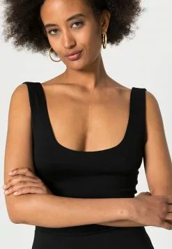 Lo mas barato 😀 Anna Field WIDE STRAP FIT MIDI 👗 DRESS - Vestido Ligero - Black, Mujer 🎉 -Anna Field Tienda de ventas a245b5f1b1d64bac91da7330bff4ba35