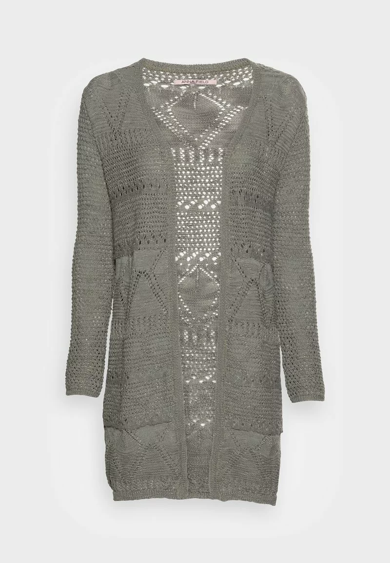 Nuevo 🔥 Anna Field Chaqueta De Punto - Khaki, Mujer 🧨 4 Nuevo 🔥 Anna Field Chaqueta De Punto - Khaki, Mujer 🧨 - Imagen 4