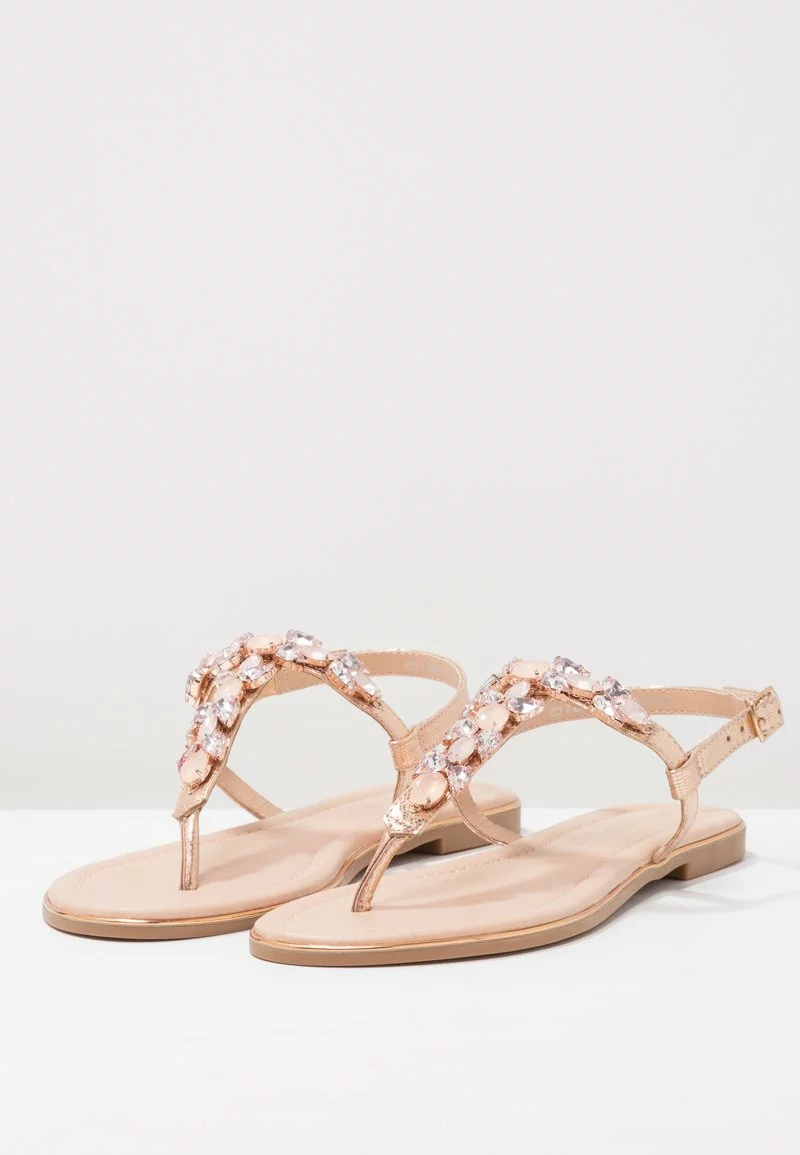 Para estrenar 😀 Anna Field 🩴 Sandalias De Dedo - Rose Gold, Mujer 🌟 4 Para estrenar 😀 Anna Field 🩴 Sandalias De Dedo - Rose Gold, Mujer 🌟 - Imagen 4