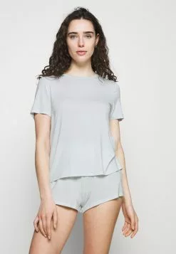 Para estrenar ✔️ Anna Field Basic Short Set - Pijama - Blue, Mujer ⌛