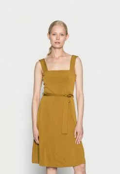 Venta al por mayor 🤩 Anna Field WIDE STRAP BASIC MIDI 👗 DRESS - Vestido Informal - Brown, Mujer 👏