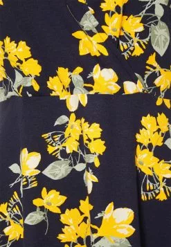 Mejor trato 💯 Anna Field Vestido Ligero - Dark Blue/yellow, Mujer 🥰 -Anna Field Tienda de ventas a6eea75ca034478e9a990cfb21faf90c