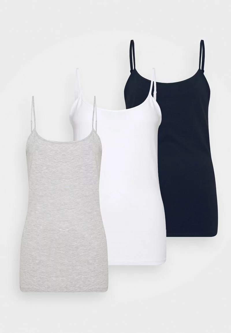 Toma de corriente ✔️ Anna Field 3er PACK - Top - White/navy/light Grey, Mujer 🛒 6 Toma de corriente ✔️ Anna Field 3er PACK - Top - White/navy/light Grey, Mujer 🛒 - Imagen 6