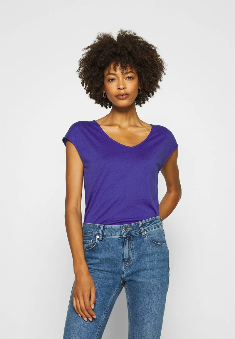 Toma de corriente 😉 Anna Field Camiseta Básica - Clematis Blue, Mujer ⌛ 1 Toma de corriente 😉 Anna Field Camiseta Básica - Clematis Blue, Mujer ⌛