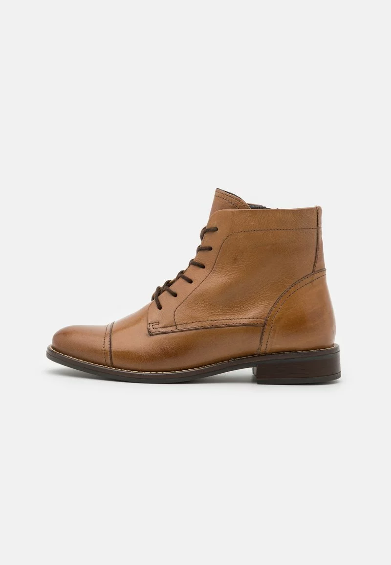 Mejor precio 😀 Anna Field LEATHER - Botines Con Cordones - Cognac, Mujer 💯 2 Mejor precio 😀 Anna Field LEATHER - Botines Con Cordones - Cognac, Mujer 💯 - Imagen 2