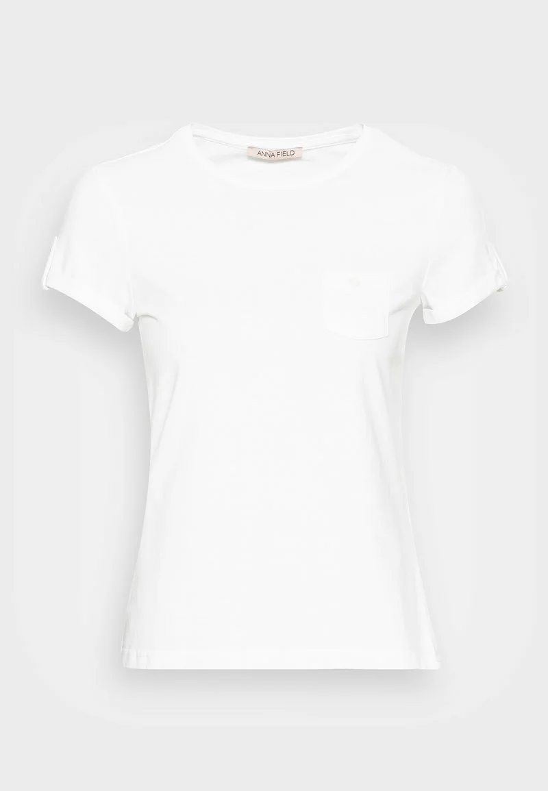 Lo mas barato 🧨 Anna Field Camiseta Básica - White, Mujer 😀 4 Lo mas barato 🧨 Anna Field Camiseta Básica - White, Mujer 😀 - Imagen 4