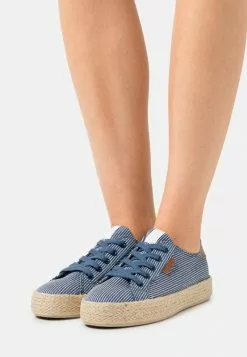 mejor venta ❤️ Anna Field Zapatos Con Cordones - Blue, Mujer 🎁