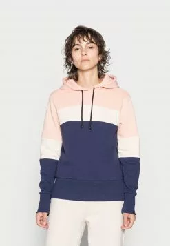 ofertas ✨ Anna Field HOODED SWEATSHIRT - Jersey Con Capucha - Dark Blue-red-pink, Mujer ⭐