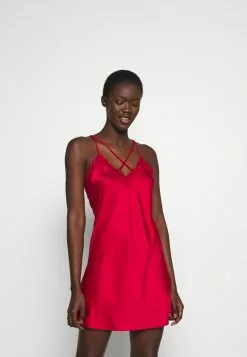 Presupuesto 🔔 Anna Field GIFT SET - Camisón - Dark Red, Mujer ❤️