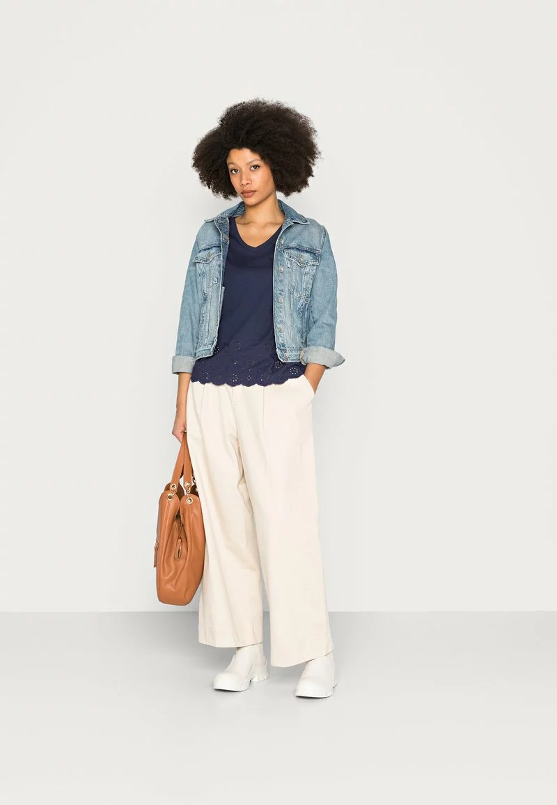 Venta al por mayor 😀 Anna Field Camiseta Básica - Dark Blue, Mujer 🔥 2 Venta al por mayor 😀 Anna Field Camiseta Básica - Dark Blue, Mujer 🔥 - Imagen 2