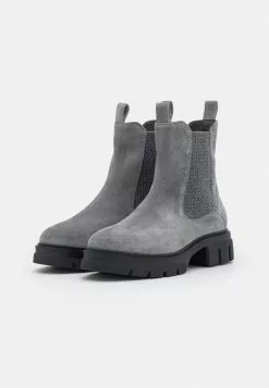 Cupón ✨ Anna Field LEATHER - Botines Con Plataforma - Grey, Mujer 🔔 -Anna Field Tienda de ventas aef69460104c40d184c5560d59248959