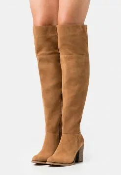 Para estrenar ⭐ Anna Field Botas Mosqueteras - Cognac, Mujer 🌟