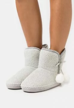 Barato 🧨 Anna Field Pantuflas - Light Grey/white, Mujer 🎉