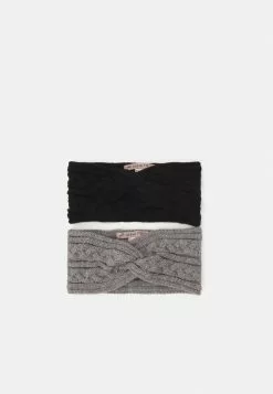 Venta express ✔️ Anna Field 2 PACK - Orejeras - Black/grey, Mujer 🥰
