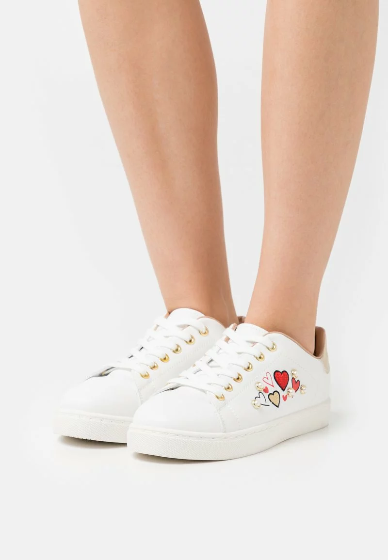 Para estrenar 🎁 Anna Field LOVE - Zapatillas - White/gold/pink, Mujer 🌟 1 Para estrenar 🎁 Anna Field LOVE - Zapatillas - White/gold/pink, Mujer 🌟