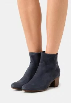 Gran venta ⭐ Anna Field LEATHER - Botines Bajos - Dark Blue, Mujer ✔️