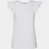 Mejor precio 👍 Anna Field Camiseta Básica - White, Mujer 🧨