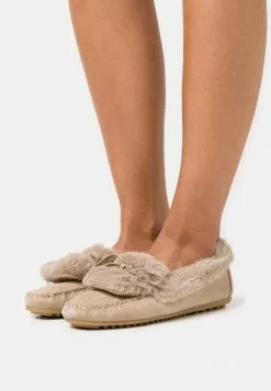 Venta al por mayor 🛒 Anna Field COMFORT LEATHER - Pantuflas - Beige, Mujer ⭐