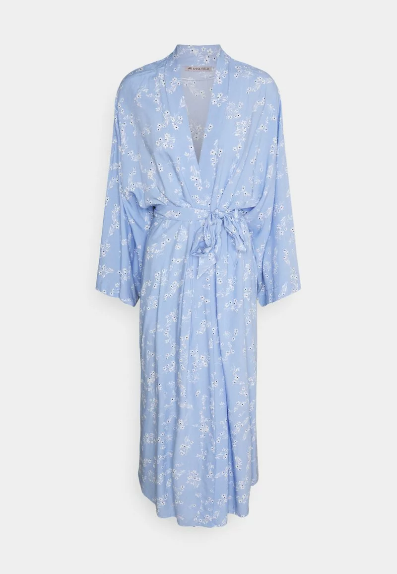 ofertas ✨ Anna Field LISHA LONG PRINTED ROBE - Albornoz - Blue Denim, Mujer ⌛ 8 ofertas ✨ Anna Field LISHA LONG PRINTED ROBE - Albornoz - Blue Denim, Mujer ⌛ - Imagen 8