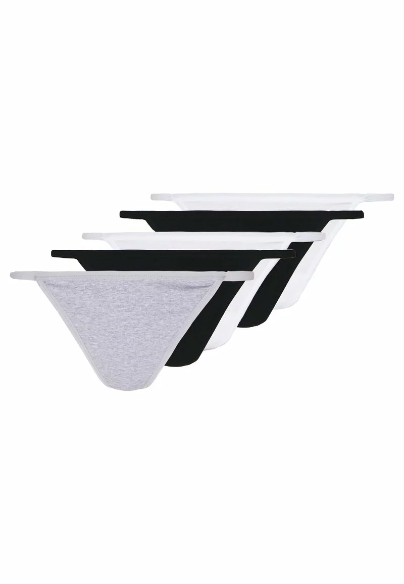 Presupuesto 👍 Anna Field CODY 5PP THONG THIN STRAP - Tanga - Grey/white/black, Mujer 👏 1 Presupuesto 👍 Anna Field CODY 5PP THONG THIN STRAP - Tanga - Grey/white/black, Mujer 👏