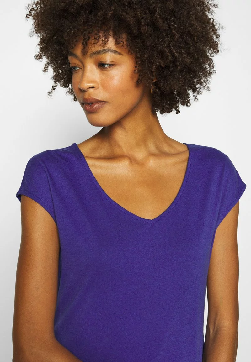 Toma de corriente 😉 Anna Field Camiseta Básica - Clematis Blue, Mujer ⌛ 6 Toma de corriente 😉 Anna Field Camiseta Básica - Clematis Blue, Mujer ⌛ - Imagen 6