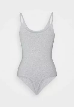 mejor venta 🧨 Anna Field 2PP STRING BODY - Body - White/mottled Light Grey, Mujer ⌛ -Anna Field Tienda de ventas bf04e224c4a0424fbecdaeeba76421ff