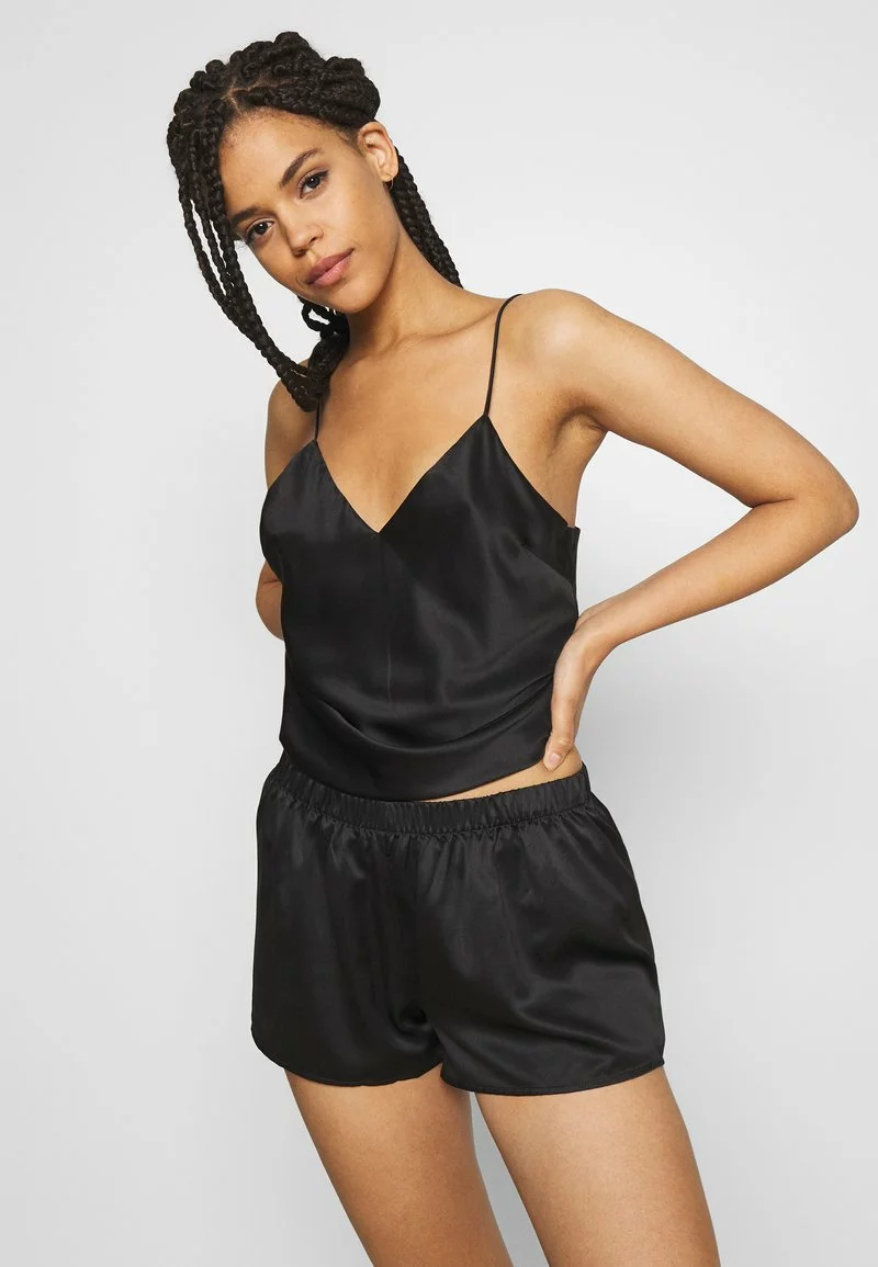 Presupuesto ⌛ Anna Field SIMPLE SATIN SHORT SET - Pijama - Black, Mujer ❤️ 4 Presupuesto ⌛ Anna Field SIMPLE SATIN SHORT SET - Pijama - Black, Mujer ❤️ - Imagen 4