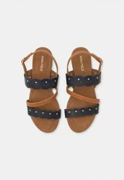 Toma de corriente 🥰 Anna Field 🩴 Sandalias - Dark Blue/cognac, Mujer ✨ -Anna Field Tienda de ventas c1cfae73daf9400daa7bdba269fe368d