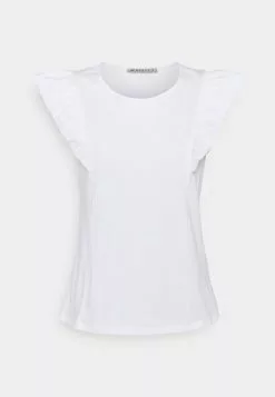 mejor venta 🛒 Anna Field Camiseta Básica - White, Mujer 👍