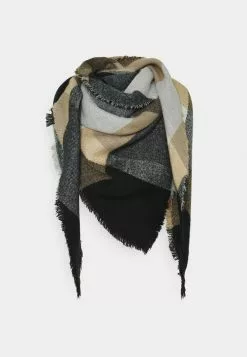 Promoción 🌟 Anna Field Pañuelo - Black/beige/off-white, Mujer 🔥