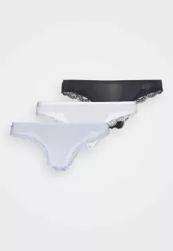 Toma de corriente 🧨 Anna Field 3 Pack - Tanga - Grey, Mujer 😉 -Anna Field Tienda de ventas c7d503ad44e942da9f15921cb8d7bb92