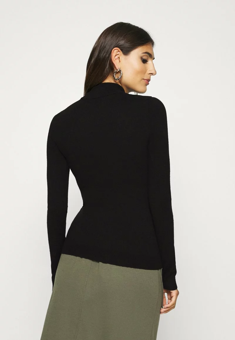 Presupuesto ⌛ Anna Field MOCK NECK BASIC - Jersey De Punto - Black, Mujer ⭐ 3 Presupuesto ⌛ Anna Field MOCK NECK BASIC - Jersey De Punto - Black, Mujer ⭐ - Imagen 3