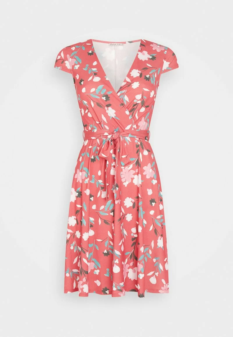 mejor venta ⭐ Anna Field Vestido Ligero - Red/multi-coloured, Mujer 🎉 5 mejor venta ⭐ Anna Field Vestido Ligero - Red/multi-coloured, Mujer 🎉 - Imagen 5