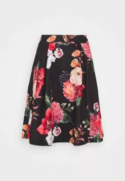 Gran venta ✨ Anna Field Falda Plisada - Black/pink, Mujer 🛒