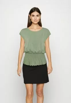Para estrenar 👍 Anna Field Camiseta Básica - Light Green, Mujer 🤩
