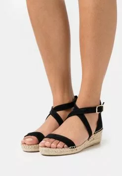 Gran venta 🤩 Anna Field COMFORT LEATHER - Alpargatas - Black, Mujer 🥰